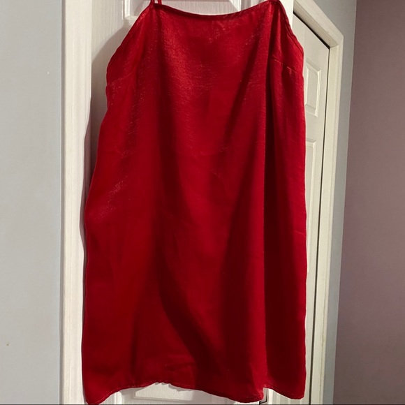 Red Slip Dress - Picture 2 of 4